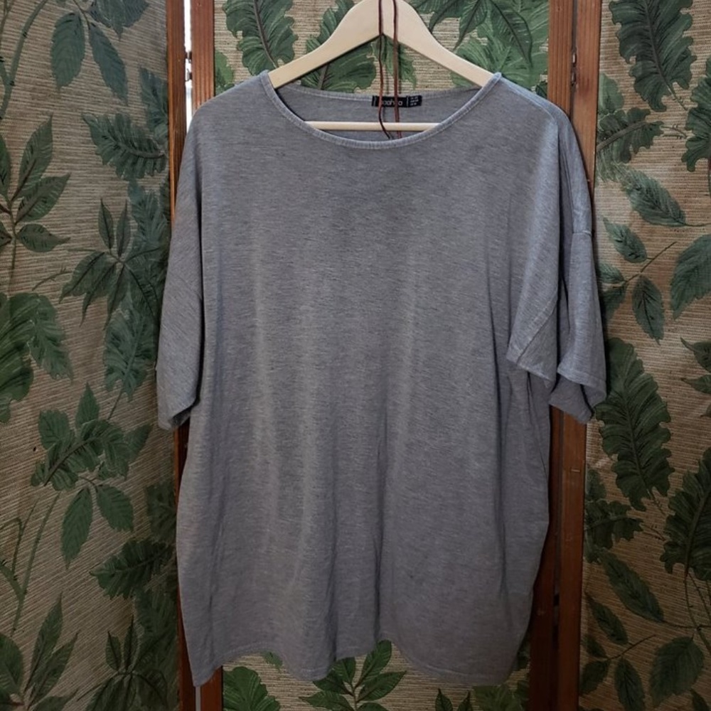 Gray Boxy T-Shirt